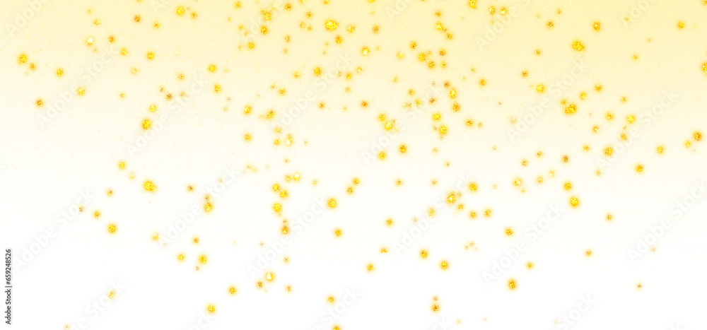 golden Glitter Effect Illustration