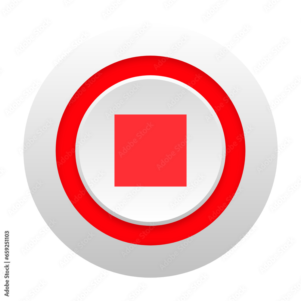 Electronic button illustration Electronic button illustration