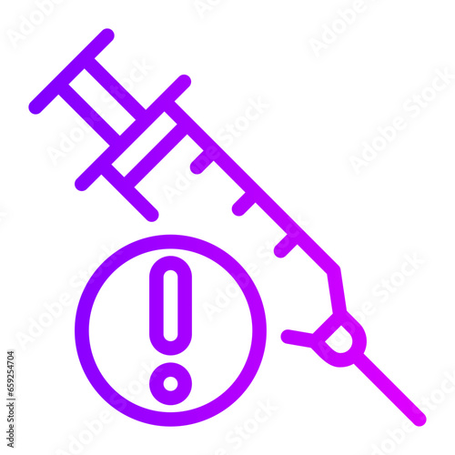 syringe gradient icon