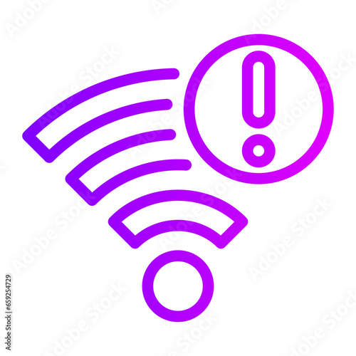 wifi gradient icon