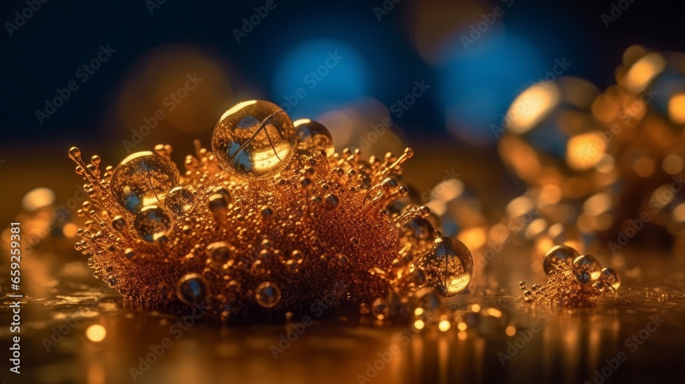 Obraz premium Enchanting Festive Joy: Captivating Holiday Light Decorations for a Magical Celebratio, generative AI