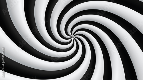 Geometric Black and White Optical Illusion Background