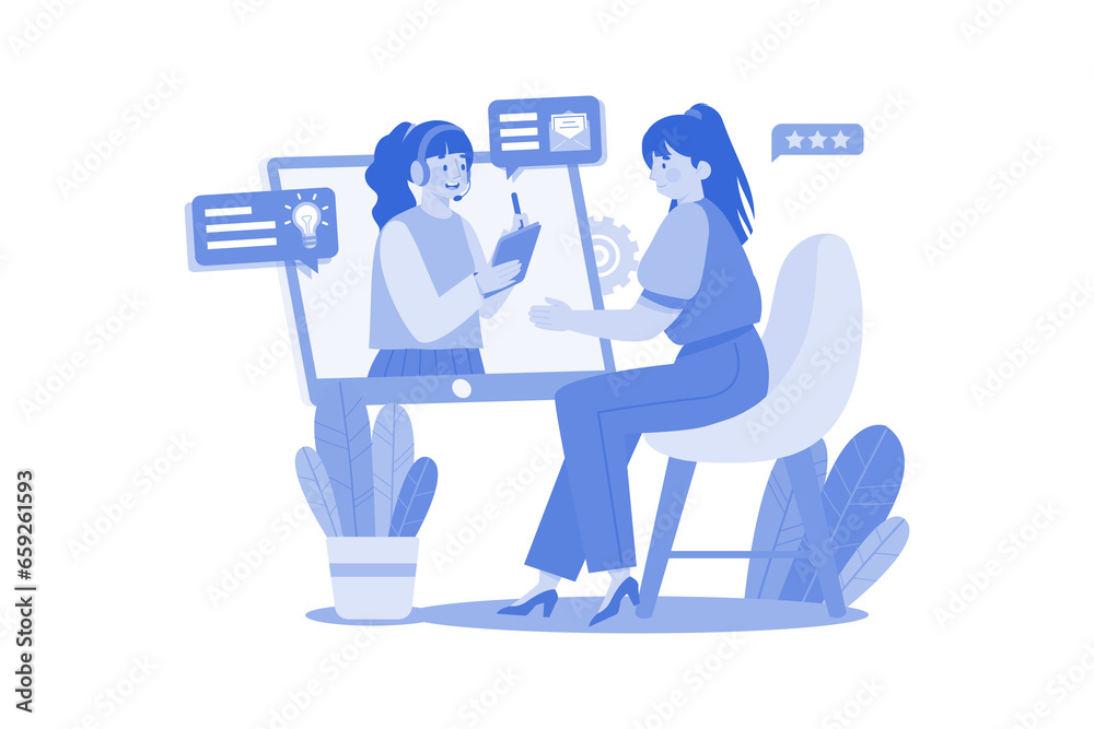 The virtual assistant app uses AI for assistance and recommendations. The virtual assistant app uses AI for assistance and recommendations.