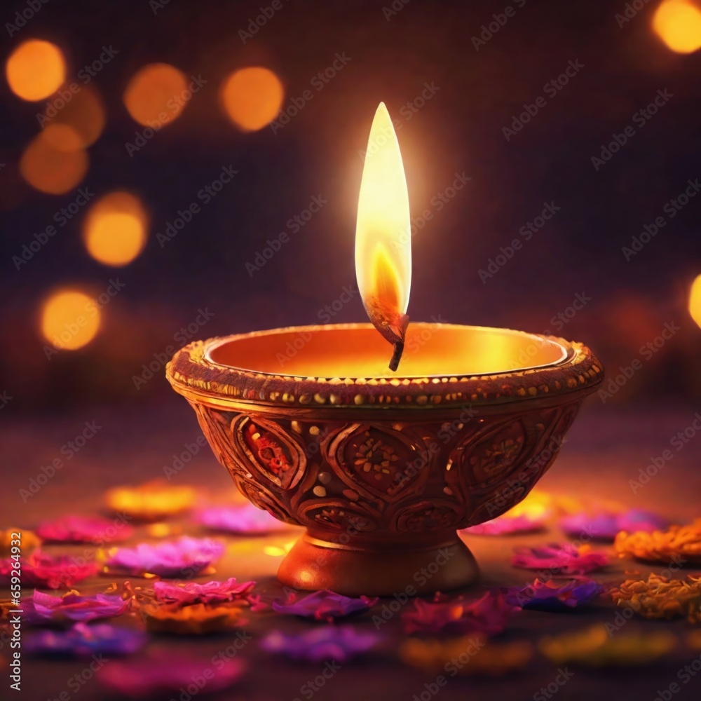 Festival oil lanterns diwali,generative ai Festival oil lanterns diwali,generative ai