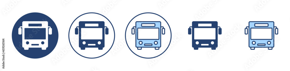 Bus icon vector. bus sign and symbol Bus icon vector. bus sign and symbol