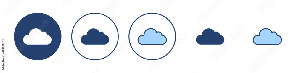 Cloud icon vector. cloud sign and symbol Cloud icon vector. cloud sign and symbol