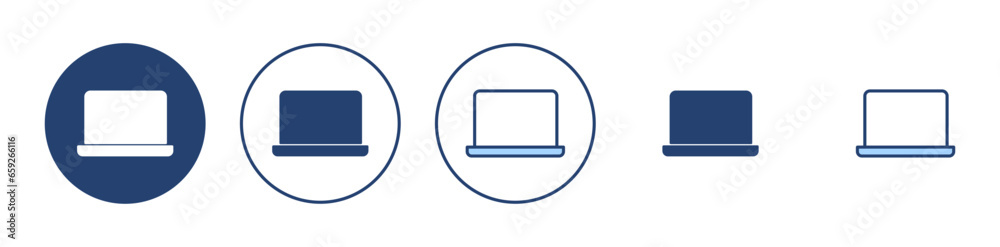 Laptop icon vector. computer sign and symbol Laptop icon vector. computer sign and symbol
