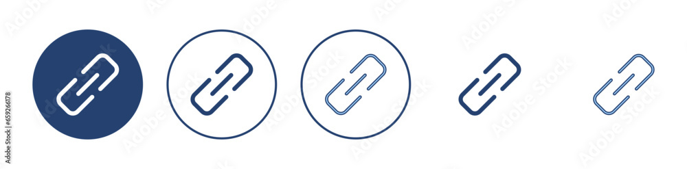 Link icon vector. Hyperlink chain sign and symbol Link icon vector. Hyperlink chain sign and symbol