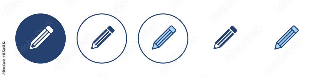 Pencil icon vector. pen sign and symbol. edit icon vector Pencil icon vector. pen sign and symbol. edit icon vector
