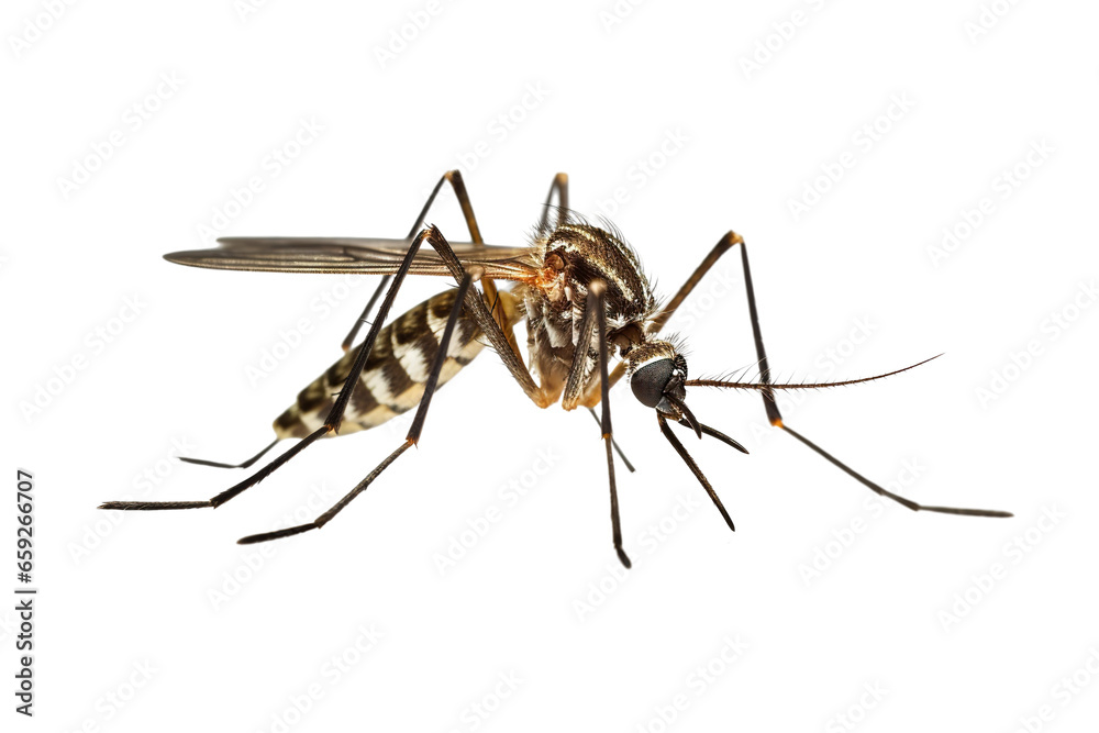 Close-up side view of mosquito, isolated PNG Close-up side view of mosquito, isolated PNG
