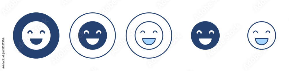 Smile icon vector. smile emoticon icon. feedback sign and symbol Smile icon vector. smile emoticon icon. feedback sign and symbol
