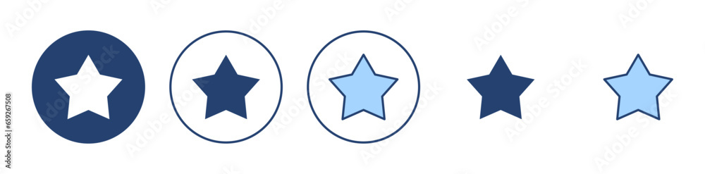 Star icon vector. rating sign and symbol. favourite star icon Star icon vector. rating sign and symbol. favourite star icon