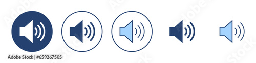 Speaker icon vector. volume sign and symbol. loudspeaker icon. sound symbol