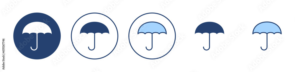 Umbrella icon vector. umbrella sign and symbol Umbrella icon vector. umbrella sign and symbol
