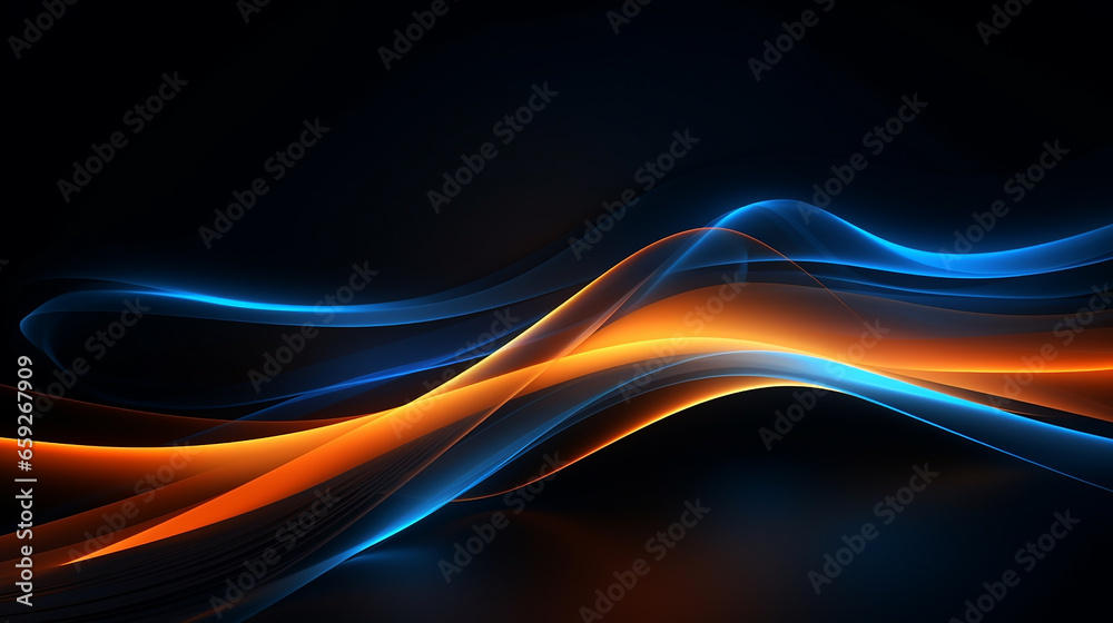 Fototapeta premium Abstract colorful vector background, Speaking sound wave color wave for design brochure, website, flyer. Modern colorful wavy lines pattern design element. Suit for poster, website, banner.