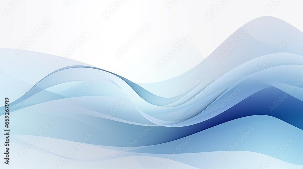 Abstract Blue Wave Background. 3D white, blue geometric abstract background overlap bright space with waves decoration. Blue and white business wave banner background. Abstract Blue Wave Background. 3D white, blue geometric abstract background overlap bright space with waves decoration. Blue and white business wave banner background.