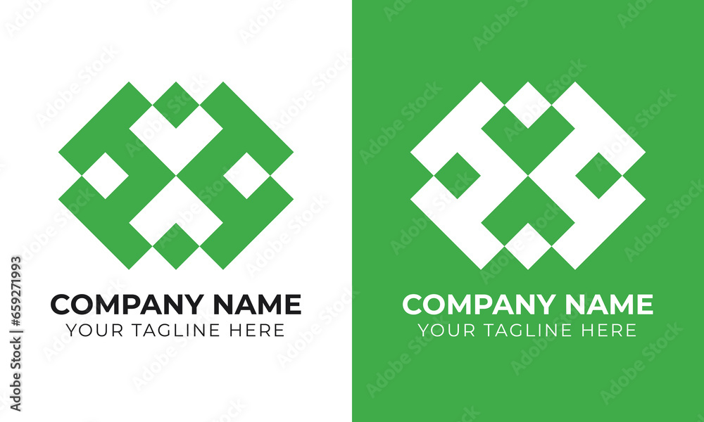 Obraz premium Creative modern minimal abstract monogram initial letter x logo design template