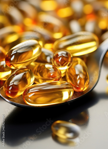 Golden Glow: A Close-Up of Fish Oil Capsules,cod liver oil,cod liver oil capsules,omega 3 fish oil capsules
