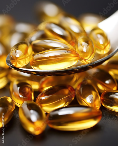 Golden Glow: A Close-Up of Fish Oil Capsules,cod liver oil,cod liver oil capsules,omega 3 fish oil capsules