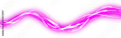 Speed Pink Glow Line Design
