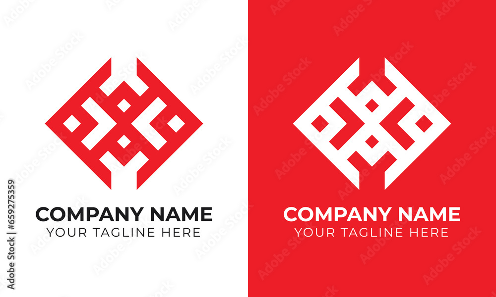 Fototapeta premium Creative modern minimal abstract monogram initial letter x logo design template