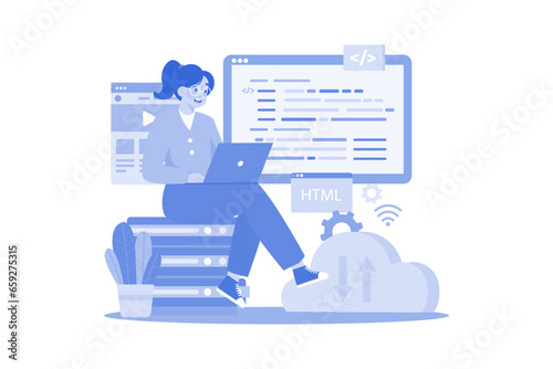 The dev team writes code for user needs.
