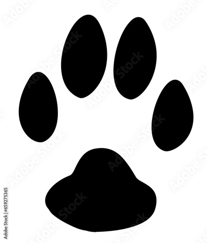 Paw footprint of Cat, Dog, Kitten Puppy svg, Paw silhouettes, paw svg vector

