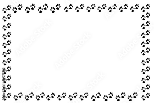 Paw footprint of Cat  Dog  Kitten Puppy svg  Paw silhouettes  paw svg vector 
