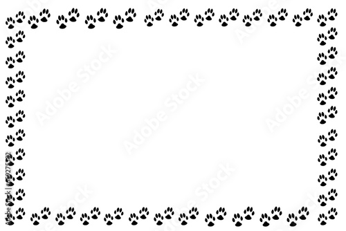 Paw footprint of Cat, Dog, Kitten Puppy svg, Paw silhouettes, paw svg vector
