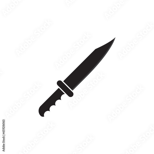 knife icon vector