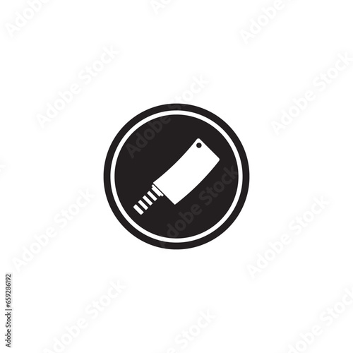 knife icon vector
