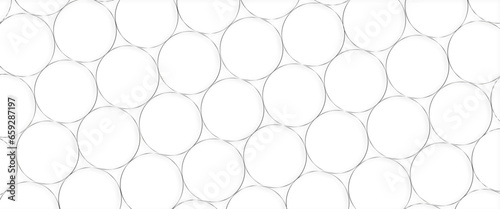 Luxury white background pattern seamless geometric line circle abstract design vector, glowing circle lines design, swirl circular lines element. 