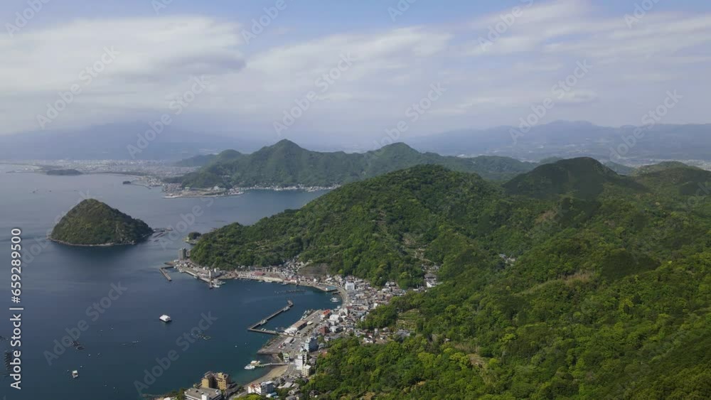 日本の風景・伊豆半島・発端丈山のドローン映像 日本の風景・伊豆半島・発端丈山のドローン映像