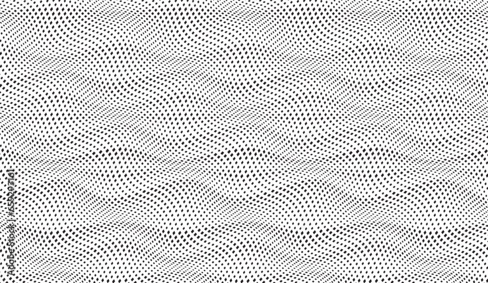 Halftone wavy vector background. Monochrome halftone pattern. Abstract geometric dots background. Pop Art comic gradient texture. Design for presentation banner, poster, flyer, business card.	
 - obrazy, fototapety, plakaty 