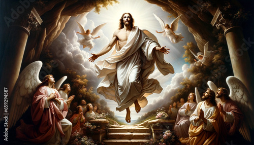 Beyond Earthly Bonds: Christ's Ascension and Eternal Glory