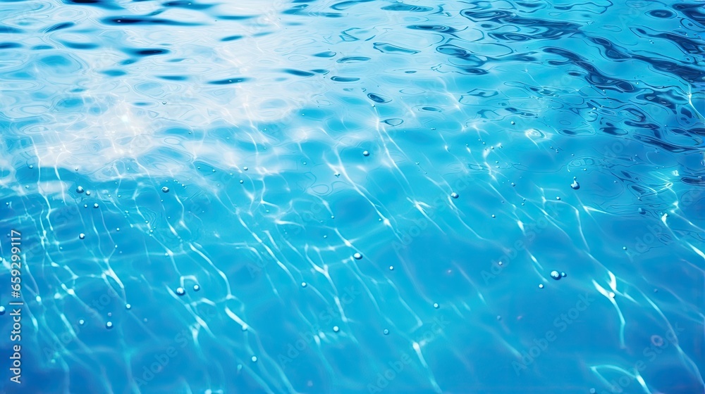 Blue swimming pool surface water background Blue swimming pool surface water background