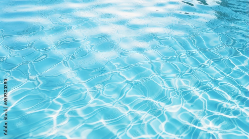 Blue swimming pool surface water background Blue swimming pool surface water background