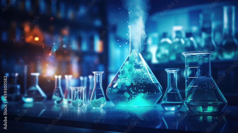 Biotech concept experiments in a science lab for genetic research and human biology with pharmaceutical technology Biotech concept experiments in a science lab for genetic research and human biology with pharmaceutical technology