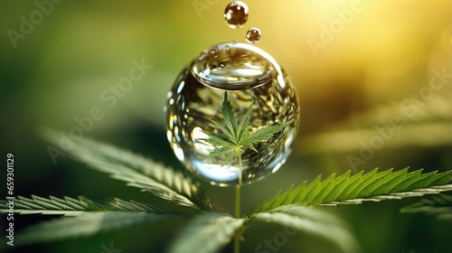 Close up of a droplet dispe...