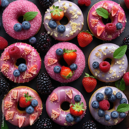 Fruit donut