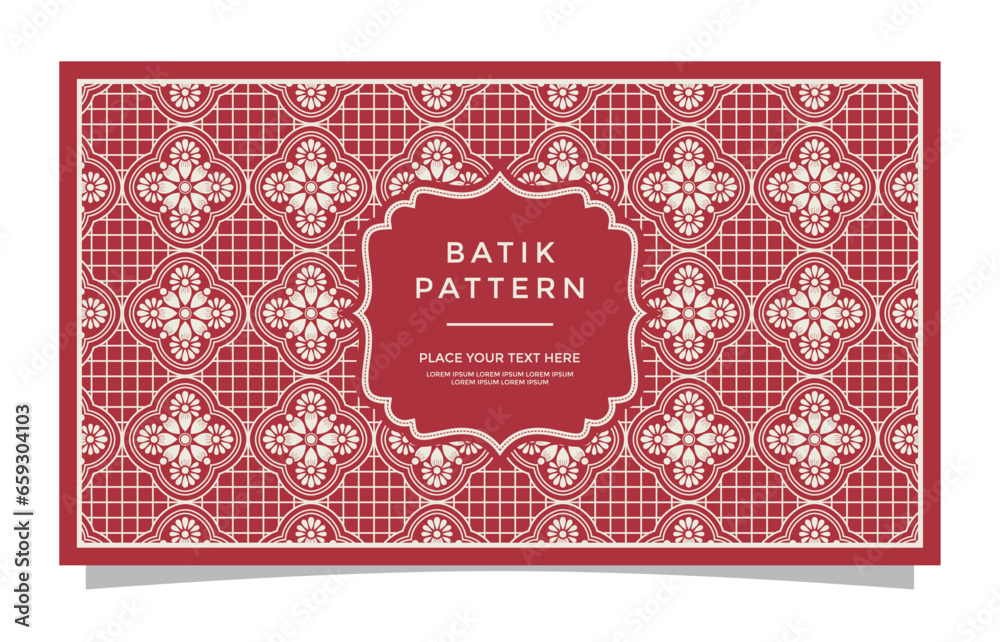 Vector - Geometric ethnic pattern traditional design batik pattern