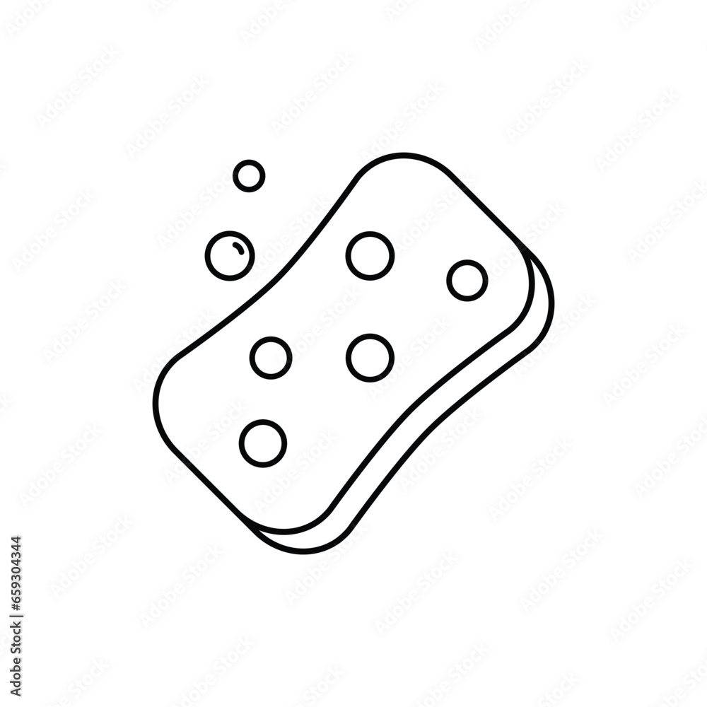 sponge icon vector wash icon sponge icon vector wash icon
