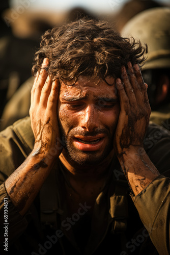 Grief and Loss: The emotional journey of an Israeli soldier during a memorial service in a military operation 