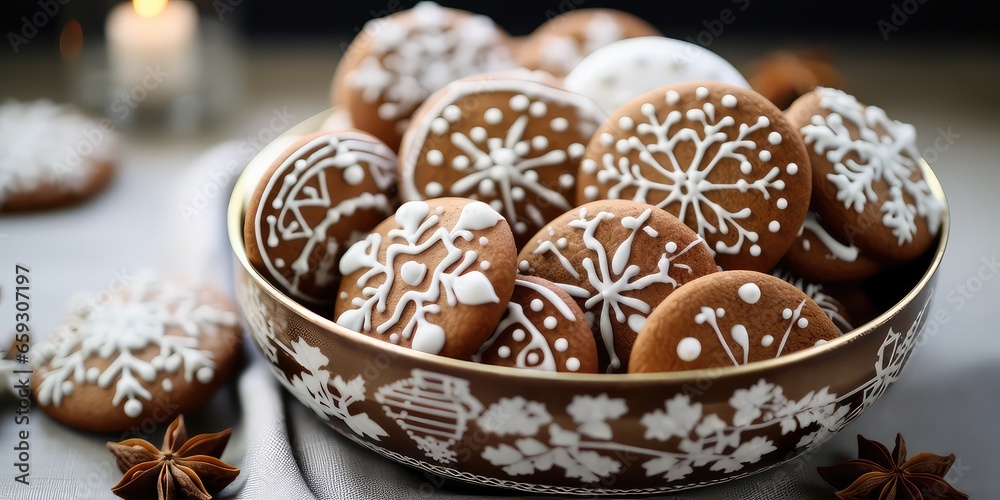 Snowflakes cookies Snowflakes cookies