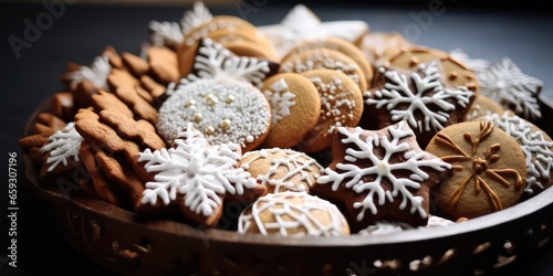 Snowflakes cookies