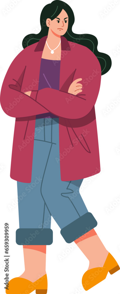 Angry Gesture Expression Illustration