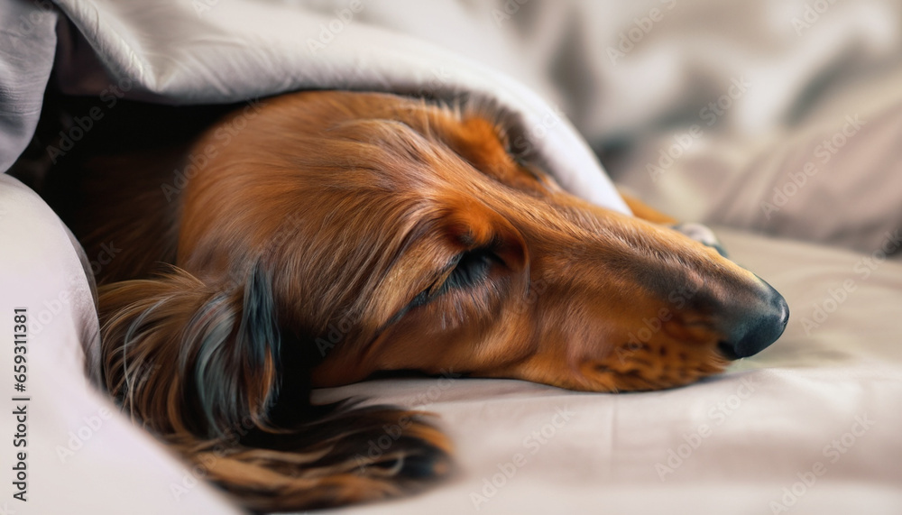 AI puppy sleeping AI puppy sleeping
