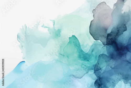 Abstract splashed watercolor textured background