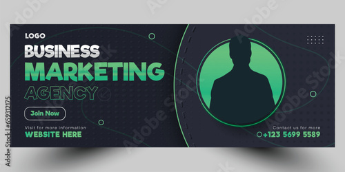 Marketing cover banner design