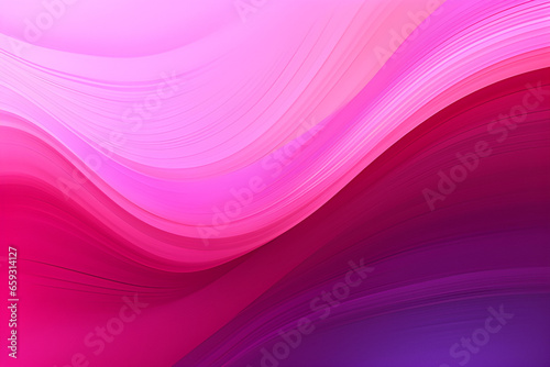 Curved Motion Speed Lines Background or Backdrop With Deep Pink  Medium Violet Red and Dark Moderate Pink Colors. Dreamy Digital Abstract Art.